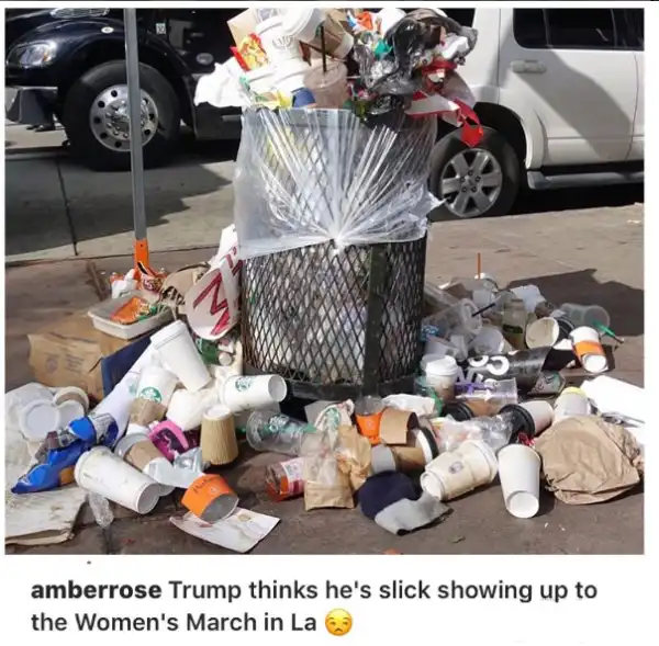 Amber Rose says Donald Trump was at the Women